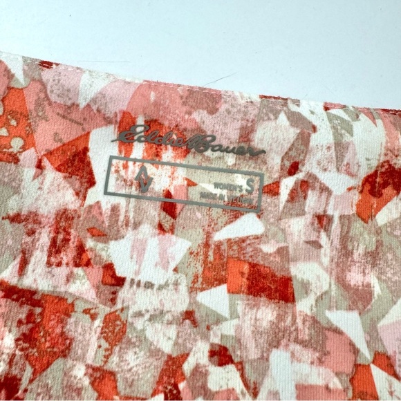 Eddie Bauer Womens Sz S Athletic Outdoor Sleeveless Stretch Mini Dress Coral Tan - Picture 8 of 13